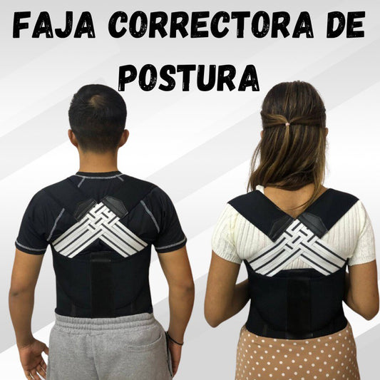 FAJA CORRECTOR DE POSTURA ORIGINAL 2 EN 1